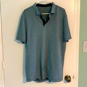 Lululemon Tech Pique Evolution Polo Short Sleeve
Shirt Gray Men’s Size L